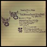 Teeny Mini Moe - Black and Purple Hula Hoops 